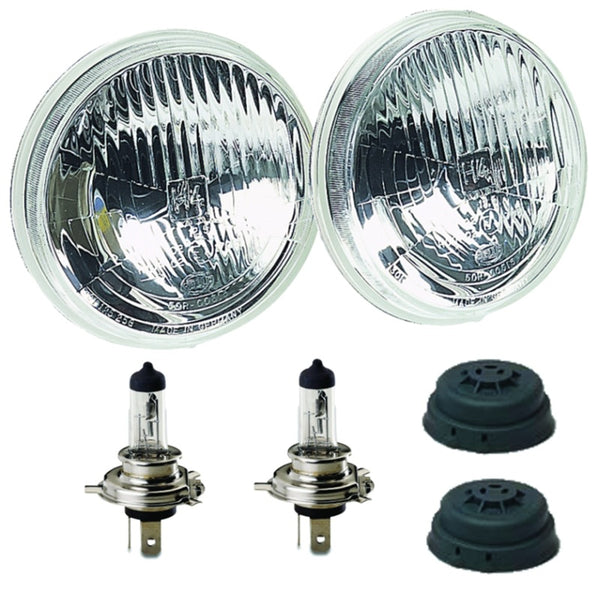 Hella Vision Plus 5.75 inch Round High/Low Beam Conversion Headlamp Kit - Bull Strap