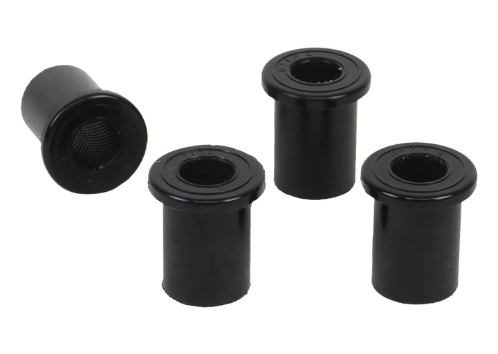 Whiteline Plus 12/05+ Nissan Frontier/XTerra Rear Spring Shackle Bushing - Bull Strap