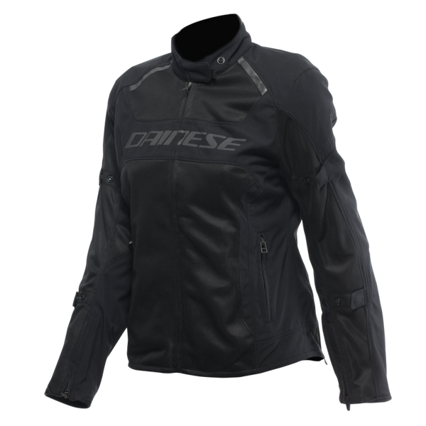 Dainese Air Frame 3 Tex Jacket Womens Black/Black/Black Size - 42 - Bull Strap