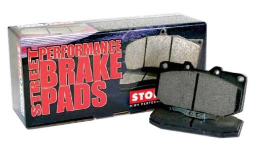Posi-Quiet 06-08 Grand Cherokee SRT-8 / 08 Challenger SRT-8 Deluxe Plus Front Brake Pads - Bull Strap