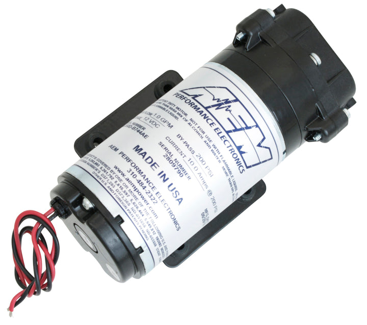 AEM Water / Methanol Injection 6-Amp Recirculation-Style Pump 200psi for One-Gallon Kit **replacemen - Bull Strap