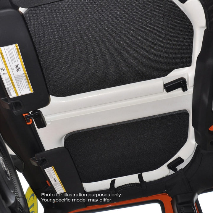 DEI 18-23 Jeep Wrangler JL 2-Door Boom Mat Headliner - 5 Piece - Gray - Bull Strap