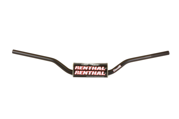 Renthal 04-20 Honda/Kawasaki RC Fatbar - Black - Bull Strap