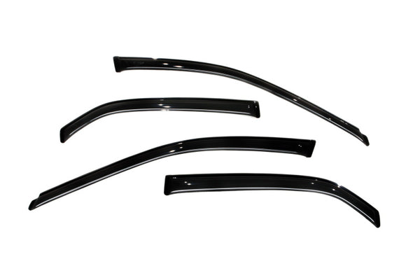 AVS 98-02 Honda Accord Ventvisor Outside Mount Window Deflectors 4pc - Smoke - Bull Strap
