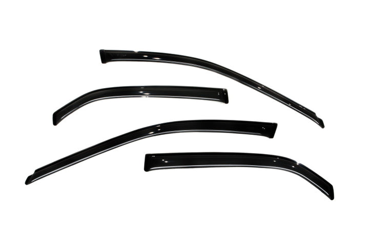 AVS 98-02 Honda Accord Ventvisor Outside Mount Window Deflectors 4pc - Smoke - Bull Strap