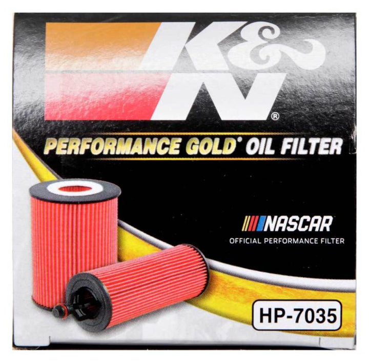 K&N Performance Oil Filter for 15-16 Hyundai Genesis Sedan 3.8L V6 - Bull Strap