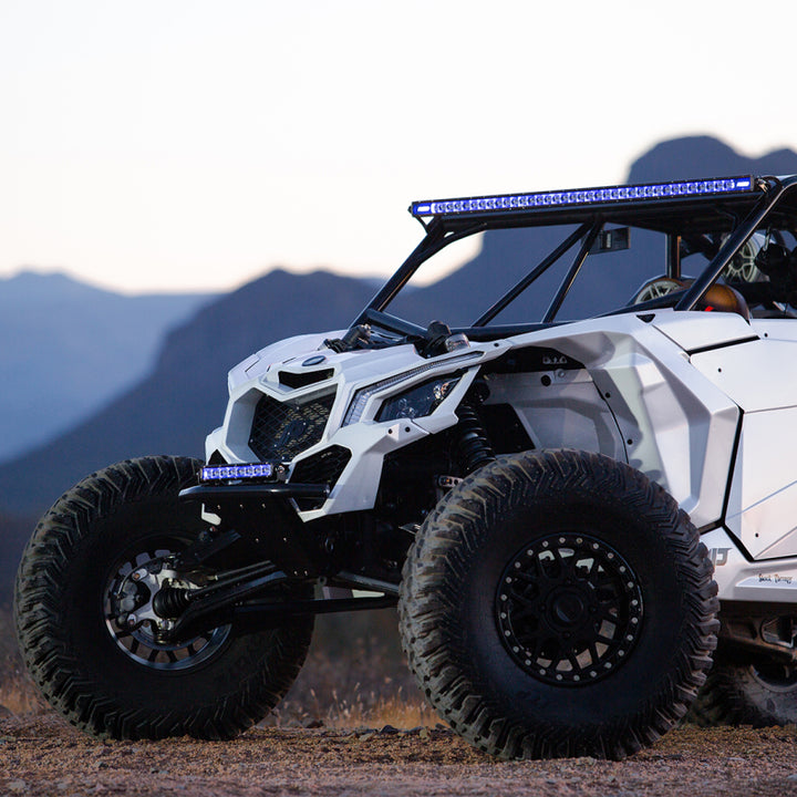 Rigid Industries 30in Radiance Plus SR-Series Single Row LED Light Bar with 8 Backlight Options - Bull Strap