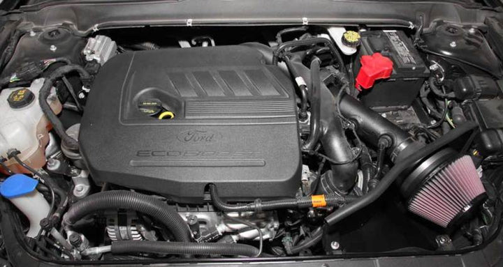 K&N 14-15 Ford Fusion 1.5L Air Charger Performance Intake - Bull Strap