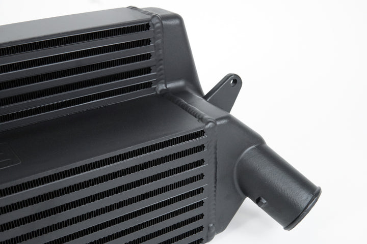 CSF 19-20 Hyundai Veloster N / 17-20 Hyundai i30 N MT Stepped Core Intercooler - Black - Bull Strap