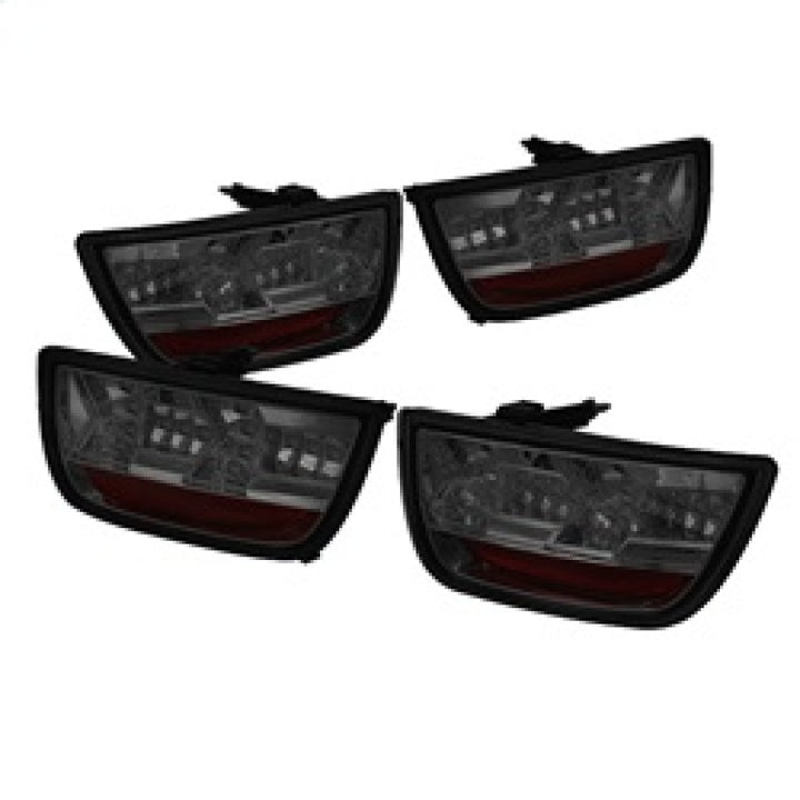 Spyder Chevy Camaro 10-13 LED Tail Lights Smoke ALT-YD-CCAM2010-LED-SM - Bull Strap
