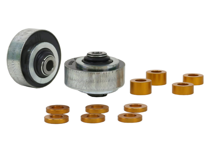 Whiteline 07-14 Subaru WRX STI Sedan/Hatch Front Control Arm Lower Inner Rear Bushing Kit - Bull Strap