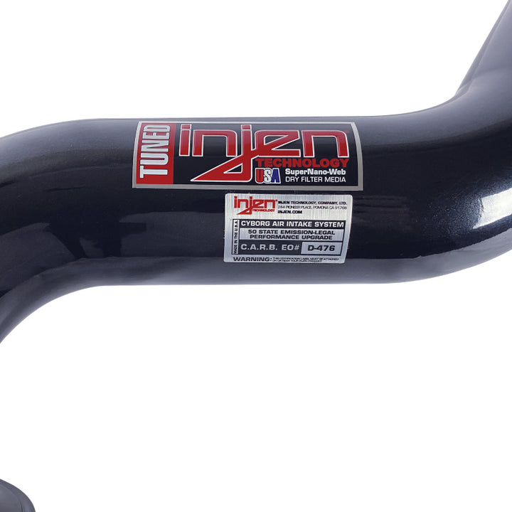 Injen 90-93 Acura Integra L4 1.8L Black IS Short Ram Cold Air Intake - Bull Strap