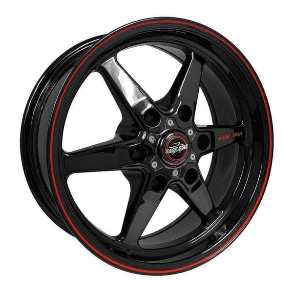 Race Star 93 Truck Star 17x9.50 6x5.50bc 6.125bs Gloss Black Wheel - Bull Strap
