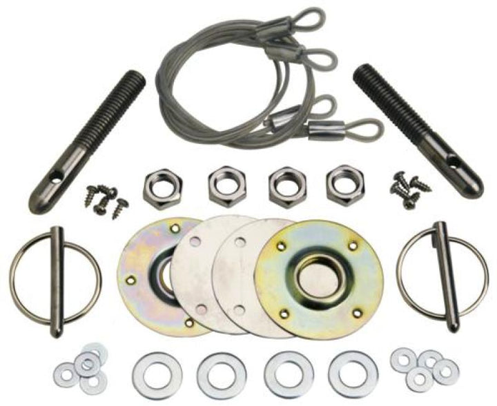 Ford Racing Hood Latch & Pin Kit - Bull Strap