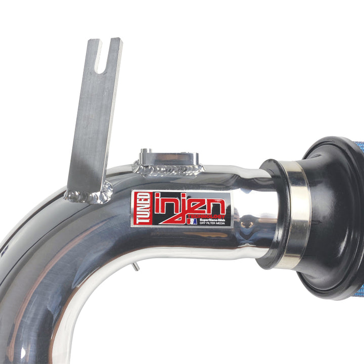 Injen 09-11 Mitsubishi Ralliart 2.0L 4cyl Turbo Polished Tuned Short Ram Intake System w/ MR Tech - Bull Strap