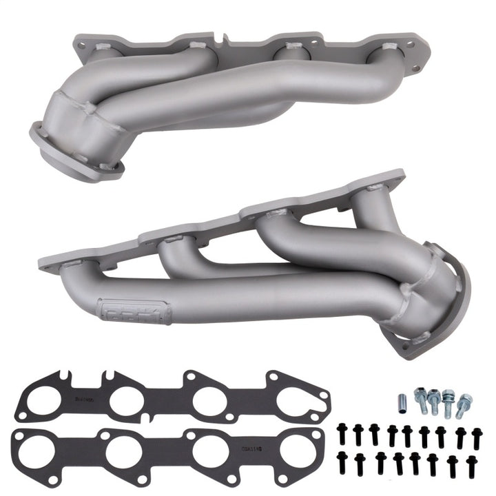 BBK 05-15 Dodge Challenger/Charger 5.7 Hemi Shorty Tuned Exhaust Headers - 1-3/4 Titanium Ceramic - Bull Strap