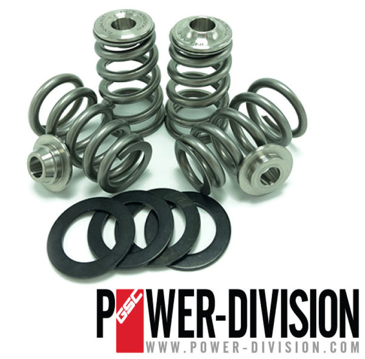 GSC P-D Nissan VR38DETT Conical Valve Spring Kit w/ TVS1903 Conical Spring - Bull Strap