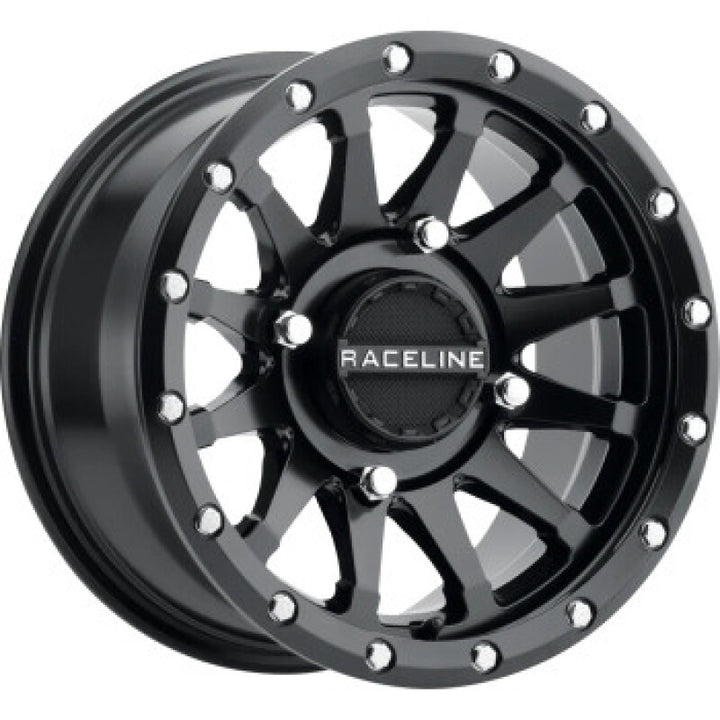 Raceline A95B Trophy 14x7in / 4x110 BP / 10mm Offset / 83.8mm Bore - Satin Black Wheel - Bull Strap