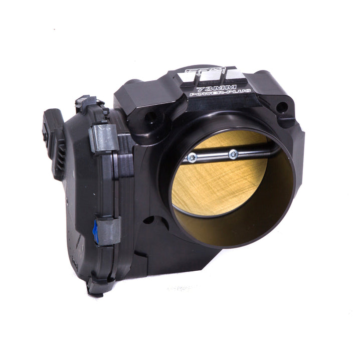 BBK 17-20 Ford F150 Raptor 3.5L EcoBoost 73mm Black Series Billet Throttle Body (CARB EO 17-19 Only) - Bull Strap