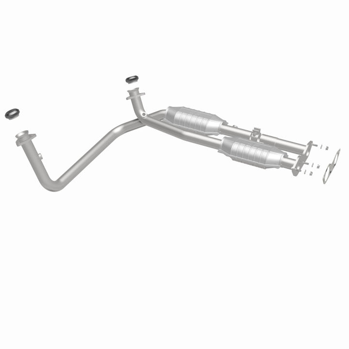 MagnaFlow Conv DF GM Truck/Suv Dual Outlet 96 - Bull Strap