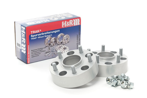 H&R Trak+ 30mm DRM Wheel Adaptor Bolt 5/120 Center Bore 72.5 Stud Thread 14x1.5 - Black - Bull Strap