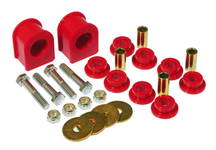 Prothane 99-3/99 Ford F250 SD 4wd Front Sway Bar Bushings - 32mm - Red - Bull Strap
