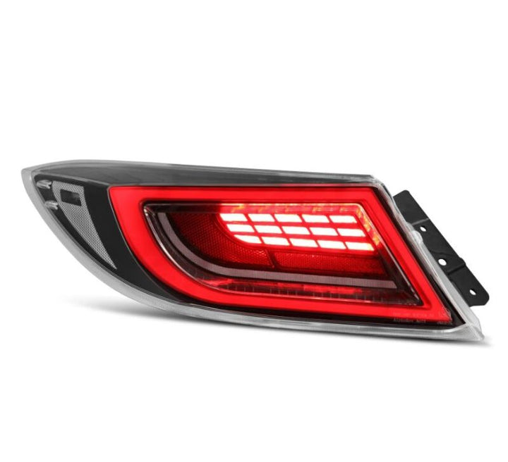 AlphaRex 22-24 Toyota GR86 LUXX LED Taillights Alpha-Black - Bull Strap