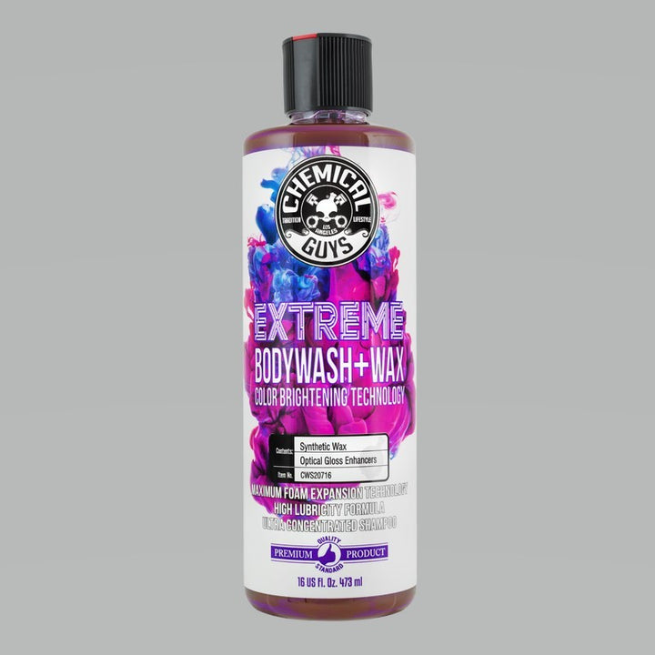 Chemical Guys Extreme Body Wash Soap + Wax - 16oz - Bull Strap