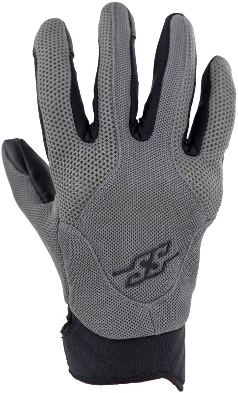 Speed and Strength Starstruck Mesh Gloves Grey Womens - Medium - Bull Strap