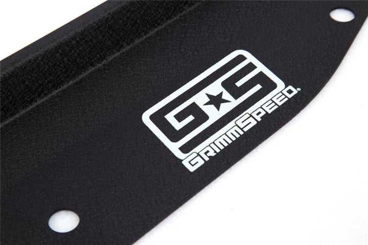 GrimmSpeed 08+ Subaru Impreza/WRX/STI Radiator Shroud w/Tool Tray - Black - Bull Strap