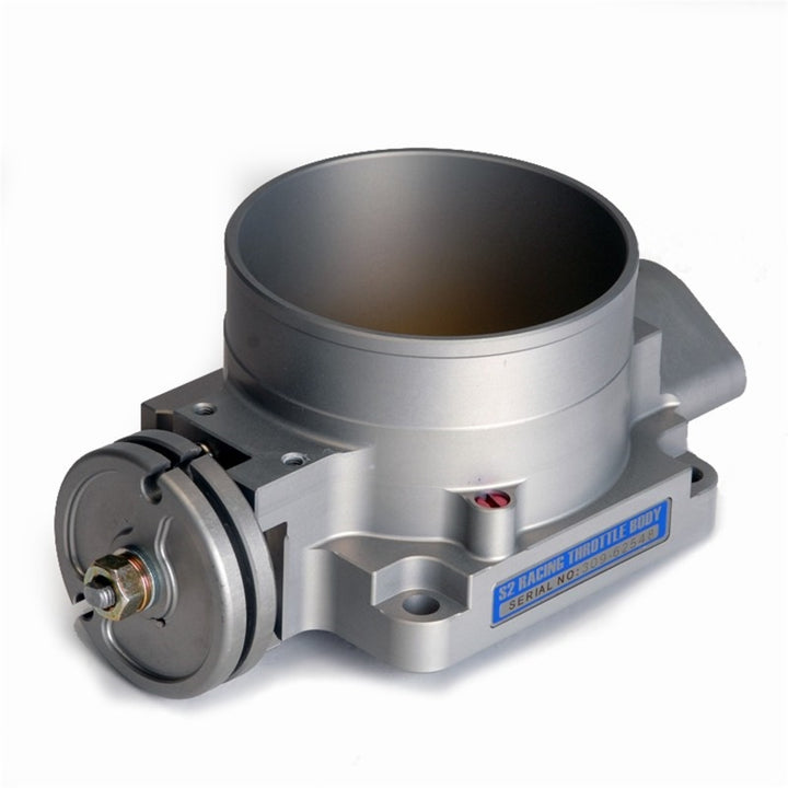 Skunk2 Pro Series 90mm Billet Throttle Body -  Silver - Bull Strap