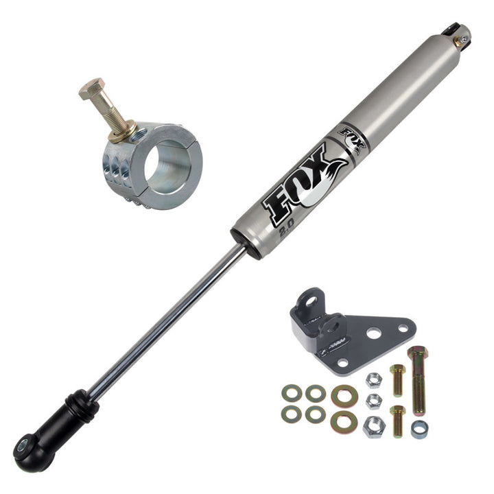 Synergy 07-18 Jeep Wrangler JK/JKU Fox Steering Stabilizer Relocation Bracket - Bull Strap