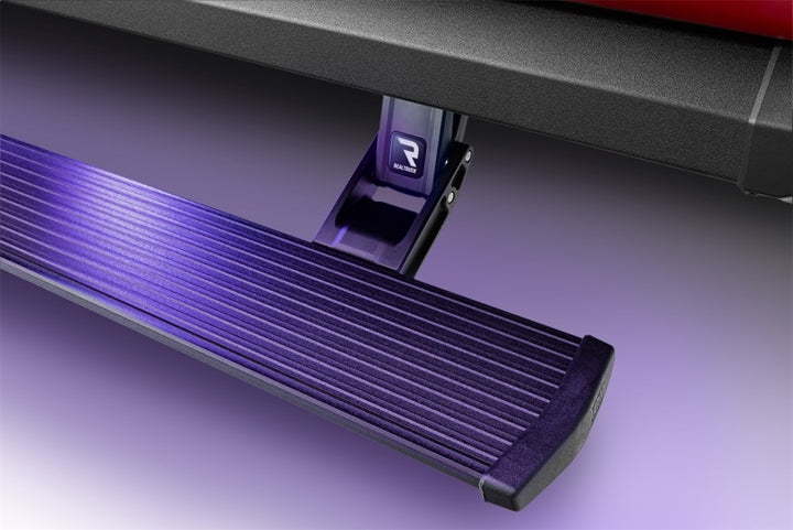 AMP Research 19-22 Ram 1500 Crew Cab PowerStep XL - Black (Incl OEM Style Illumination) - Bull Strap