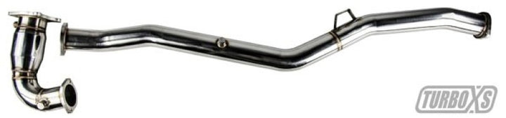 Turbo XS 2015 Subaru WRX M/T Catted Front Pipe - Bull Strap