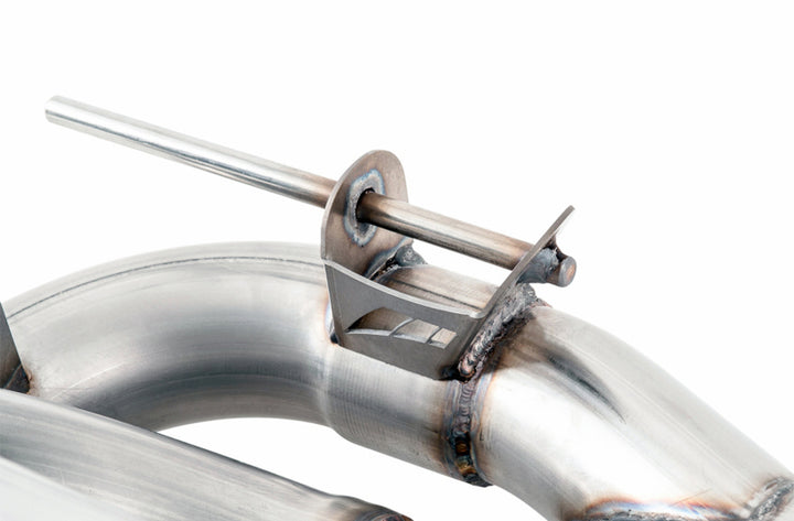 AWE Tuning BMW F3X 335i/435i Touring Edition Axle-Back Exhaust - Diamond Black Tips (90mm) - Bull Strap