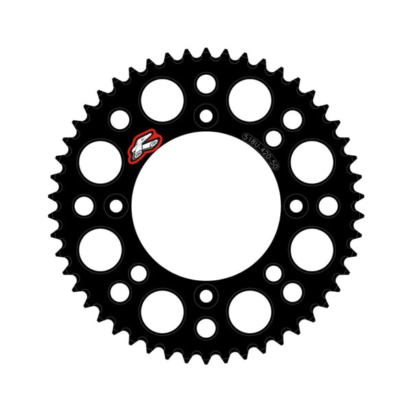 Renthal 2025 KTM 65 Rear Chain Wheel - Black 420-48GP Teeth - Bull Strap