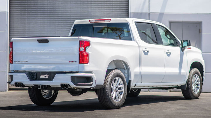 Borla 2024 Chevy Silverado 1500 6.2L V8 S-Type Catback Exhaust w/ Simulator - Black Chrome - Bull Strap