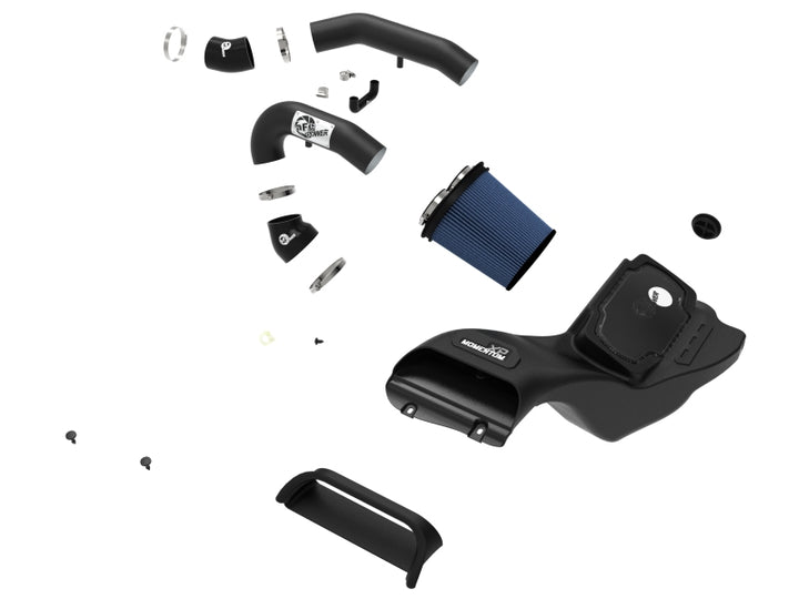 aFe Momentum GT Pro 5R Cold Air Intake System 2021-2022 Ford F-150 Raptor V6-3.5L (tt) - Bull Strap