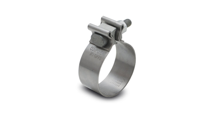 Vibrant SS Accuseal Exhaust Seal Clamp for 2.75in OD Tubing (1in wide band) - Bull Strap