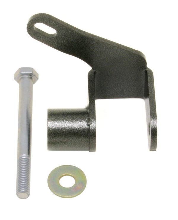 BMR 05-14 S197 Mustang Panhard Rod Relocation Bracket - Black Hammertone - Bull Strap