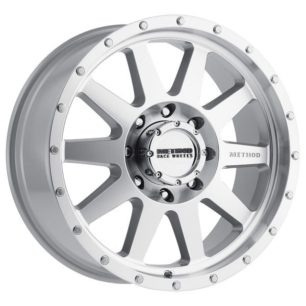 Method MR301 The Standard 17x9 -12mm Offset 8x6.5 130.81mm CB Machined/Clear Coat Wheel - Bull Strap