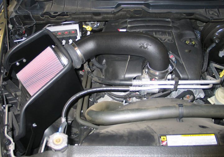 K&N 09-10 Dodge Ram 1500 PickUp V8-5.7L AirCharger Performance Intake - Bull Strap