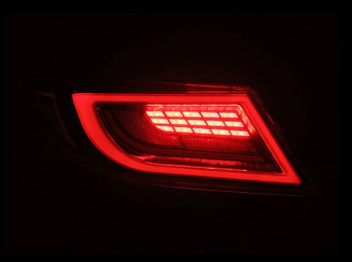 AlphaRex 22-24 Toyota GR86 LUXX LED Taillights Alpha-Black - Bull Strap