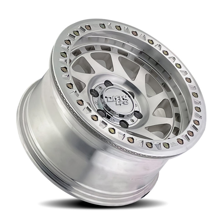 Dirty Life 9313 Enigma Race 17x9 / 6x139.7 BP / -38mm Offset / 106mm Hub Machined Wheel - Bull Strap