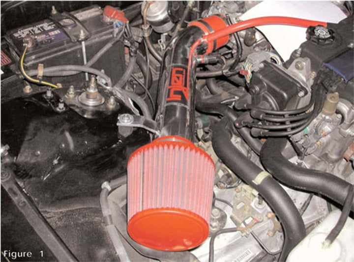 Injen 99-00 Honda Civic Si Polished Short Ram Intake - Bull Strap