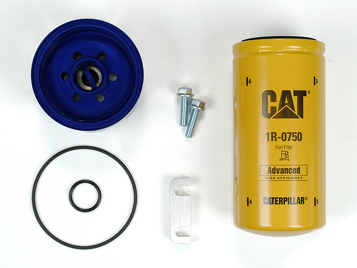 Sinister Diesel 01-15 Chevy Duramax CAT Filter Adapter - Bull Strap