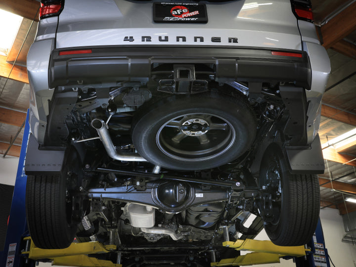 aFe 2025 Toyota 4Runner GT Series Hi-Tuck 2-1/2in 409 SS Cat-Back Exhaust - Bull Strap