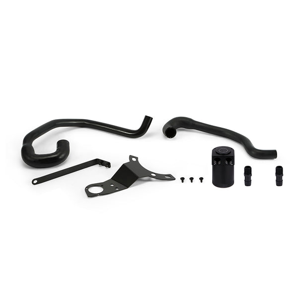 Mishimoto 11-17 BMW N20/N26 Baffled Oil Catch Can Kit - Black - Bull Strap