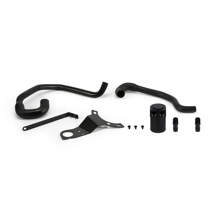 Mishimoto 11-17 BMW N20/N26 Baffled Oil Catch Can Kit - Black - Bull Strap