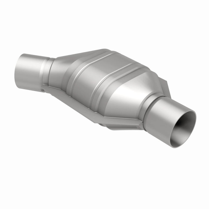 MagnaFlow Conv Univ 2.5 Angled Inlet - Bull Strap